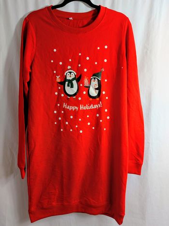 Robe de Noel Femme M Rouge