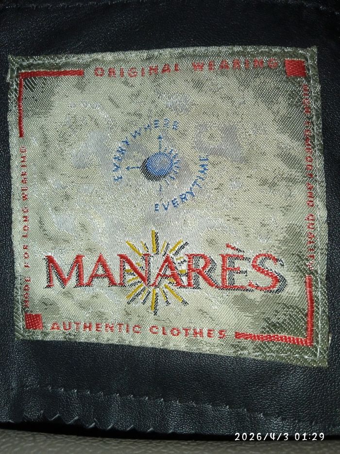 Manteau cuir Manares homme - photo numéro 3