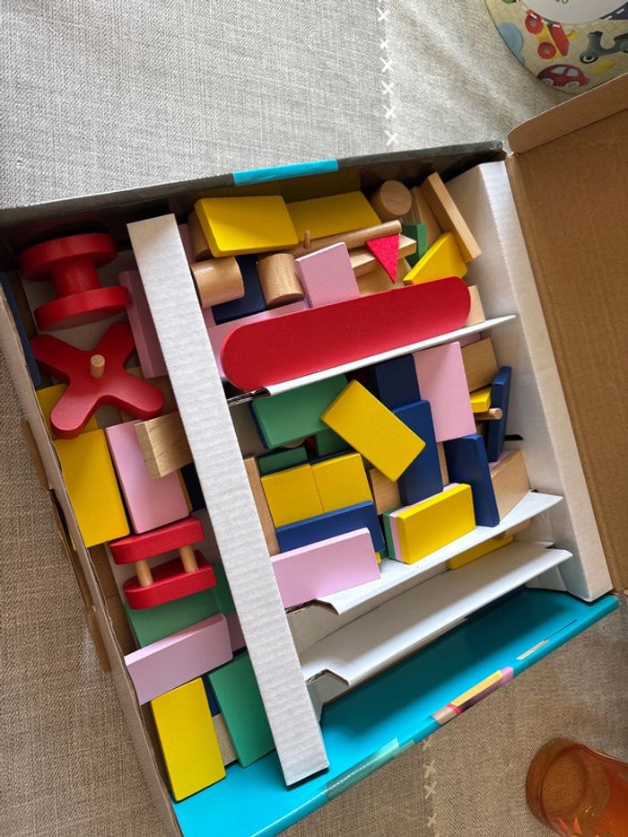 Jeu de domino en bois oxybul - photo numéro 2