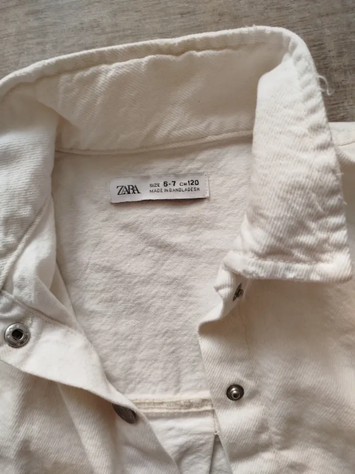 Veste en jean Zara 6 ans - photo numéro 2