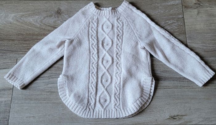 Ensemble pull torsadé et jeans taille 36 mois - photo numéro 2