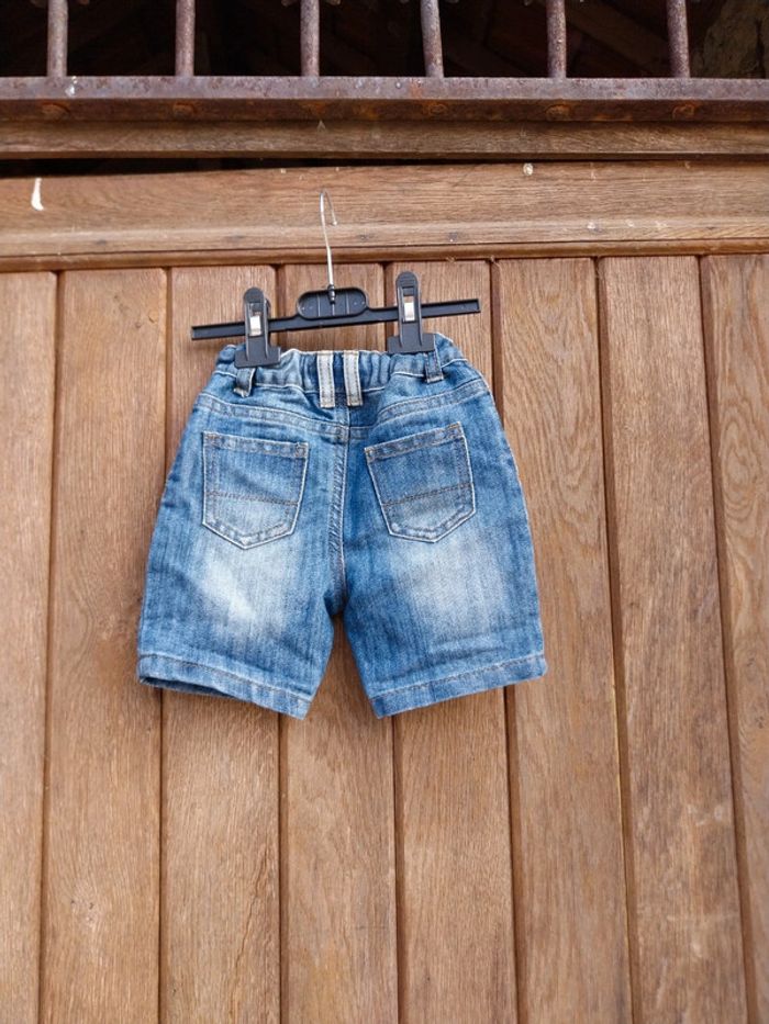 Short en jean bébé garçon 12.18 mois - photo numéro 2