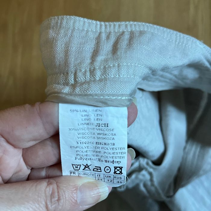 Pantalon femme taille 40 mi lin - photo numéro 4