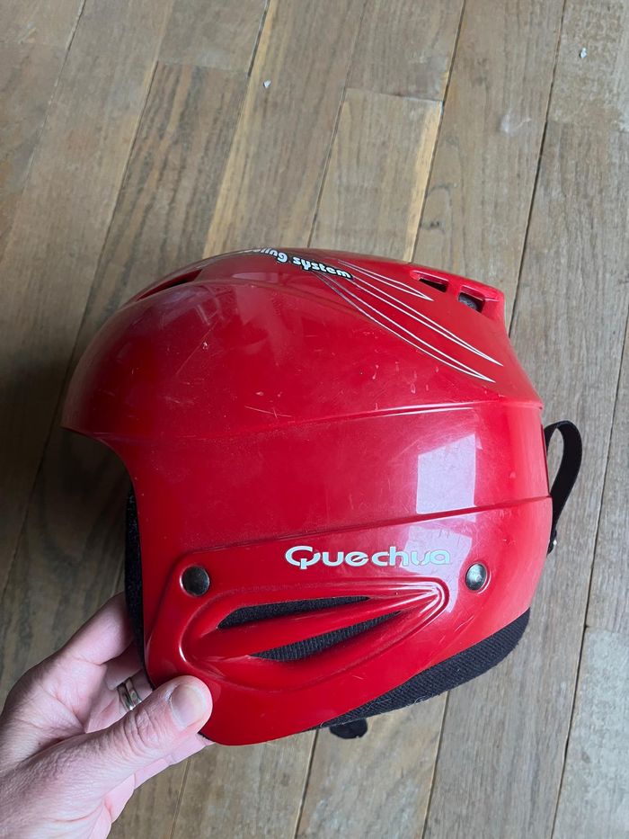 Casque de ski rouge Quechua 52-56 cm - photo numéro 2