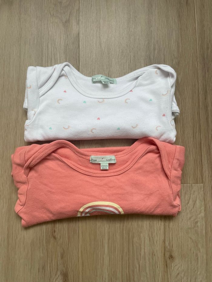 Bodys Mes petits cailloux fille 23 mois