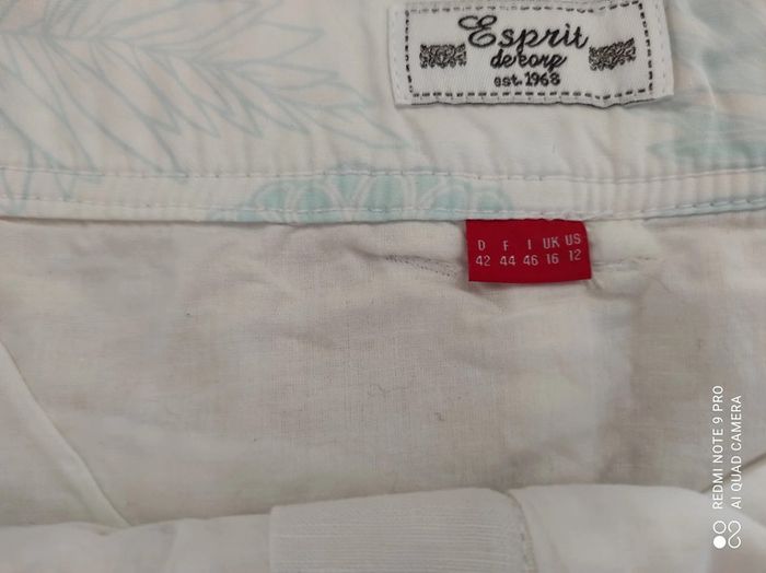 jupe en lin esprit t44 tbe - photo numéro 3