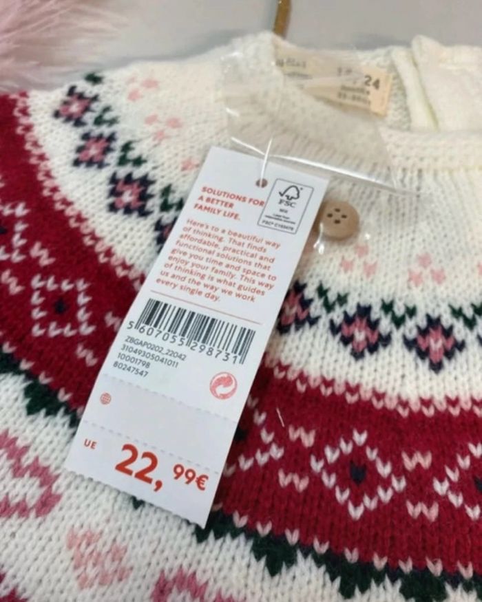 Pull bébé fille - neuf - Zippy - Taille 18 mois - photo numéro 4