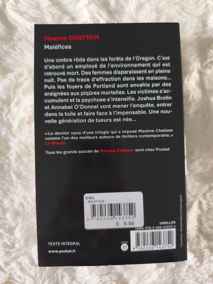 Maléfices Maxime Chattam - photo numéro 3