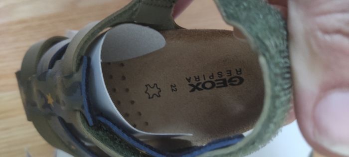 Sandales / chaussures cuir geox taille 22 neuve - photo numéro 4