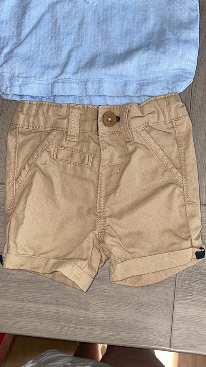 Ensemble short et chemise fine - photo numéro 3