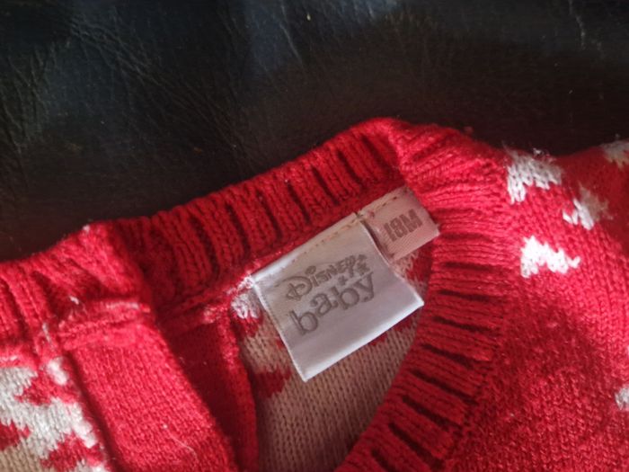 Pull de noel Mickey - 18 mois - photo numéro 3