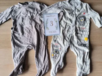 Lot pyjamas 3 mois
