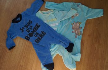 Lot de 3 pyjamas