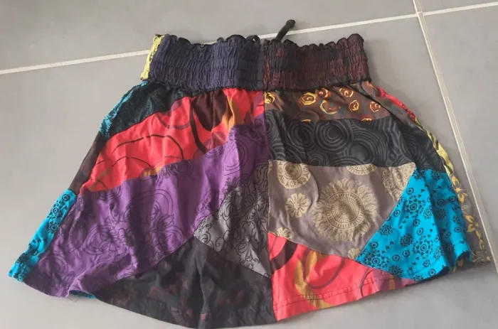 Jupe multicolore