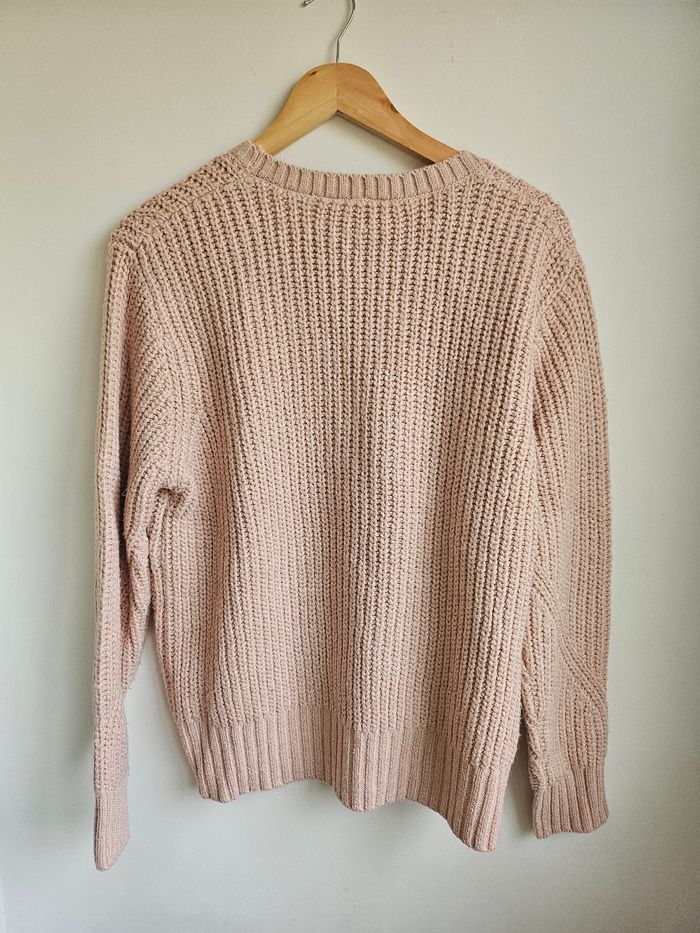 Très beau pull Rose poudré brillant Zamba L/XL - photo numéro 3