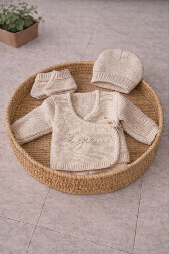 Ensemble en maille personnalisée 