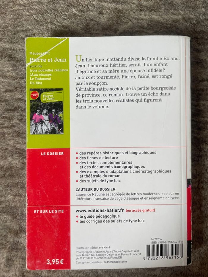 Livre Pierre et Jean - photo numéro 2