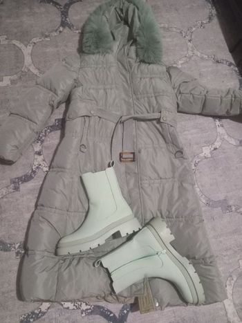 Bottes vert tres clair