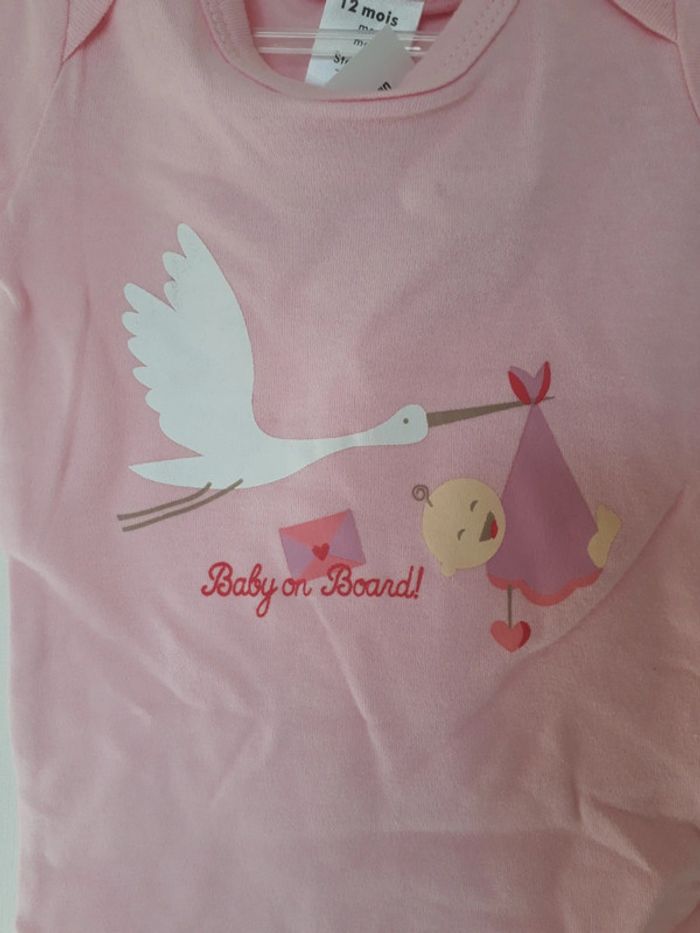 Body rose - 12 mois - photo numéro 2