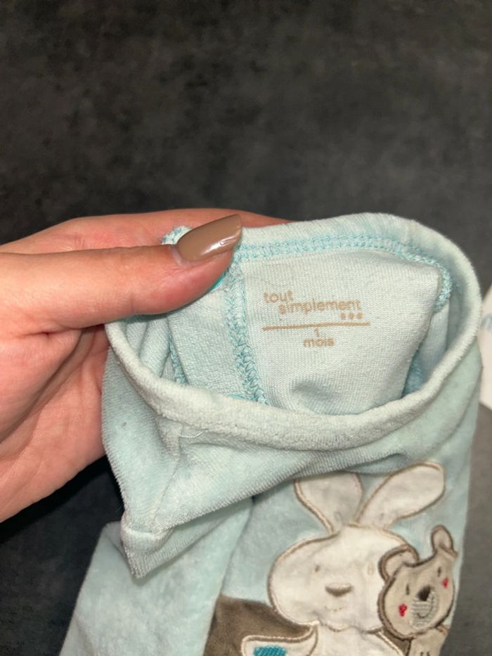 Pyjama lapin et oursons « les petits copains » - photo numéro 5
