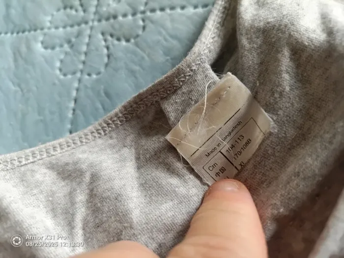 4 maillots gris decathlon XL - photo numéro 2