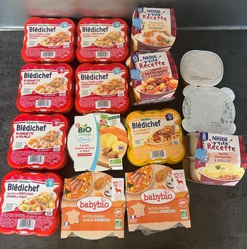 Lot petit pot