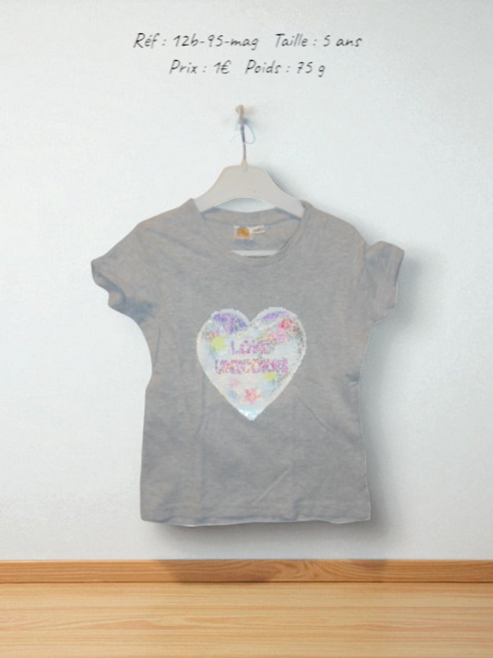 T-shirt 5 ans (12b-95-mag)