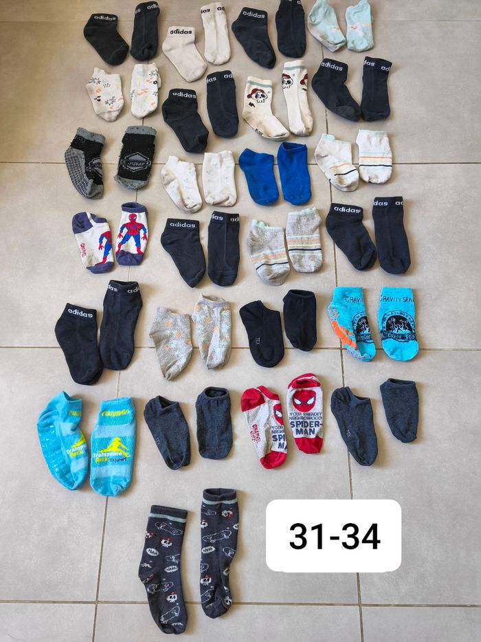Lot chaussettes 31 - 34