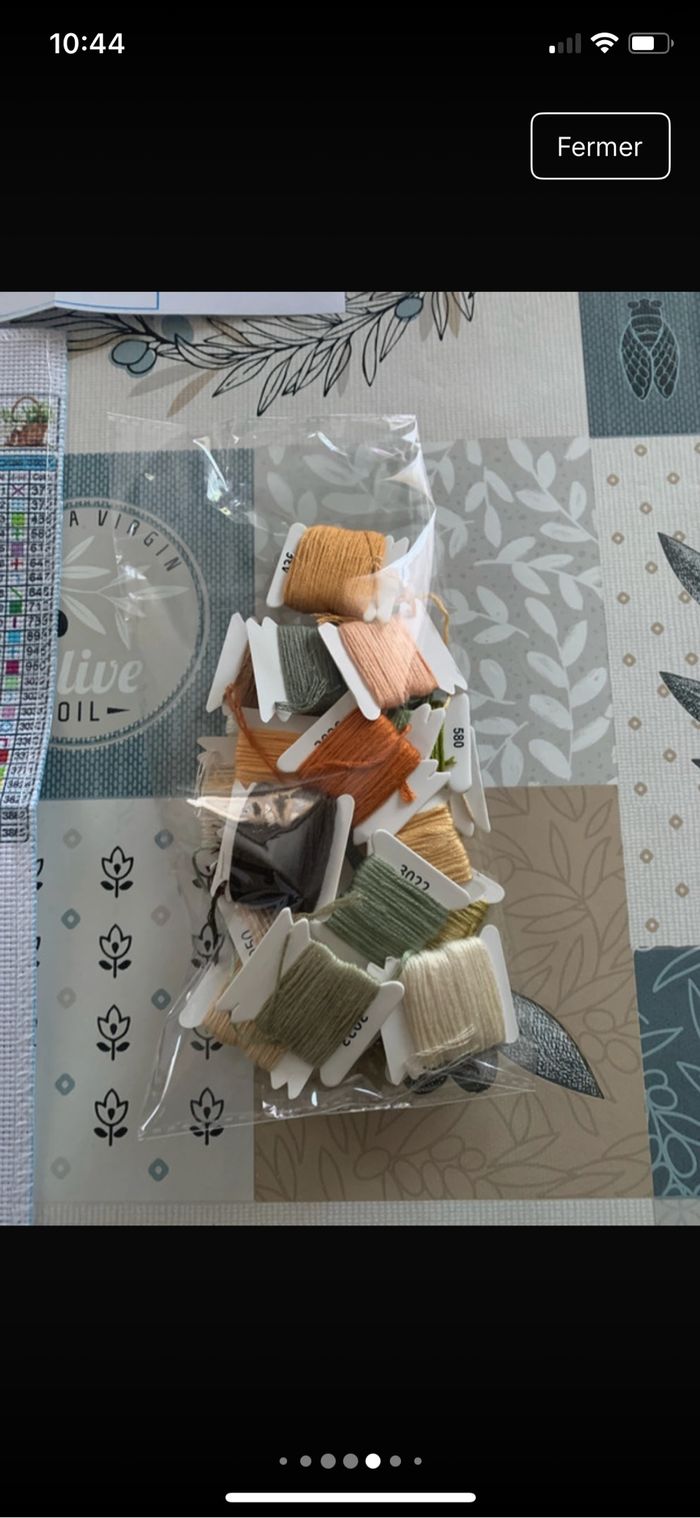 Kit complet de broderie au point de croix - Neuf - photo numéro 5