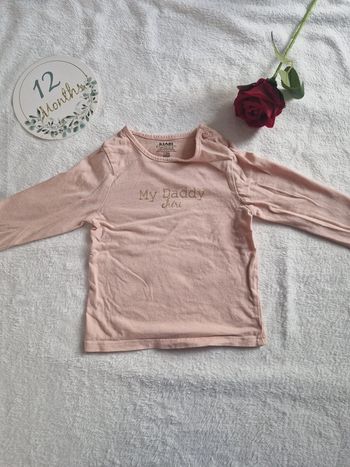 Tee shirt rose clair My Daddy chéri