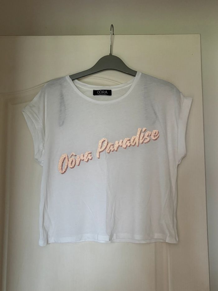 Top blanc • Cache Cache • Taille XS