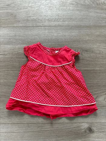 Blouse manches courtes 6 mois