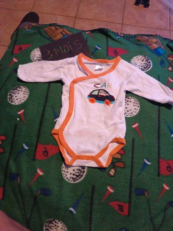Body garçon 3 MOIS