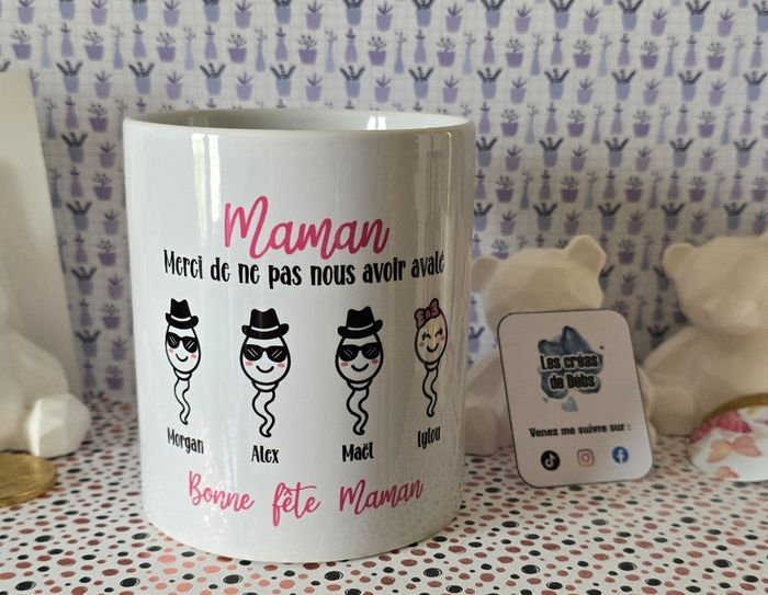 Mug humoristique fêtes des mères - photo numéro 1