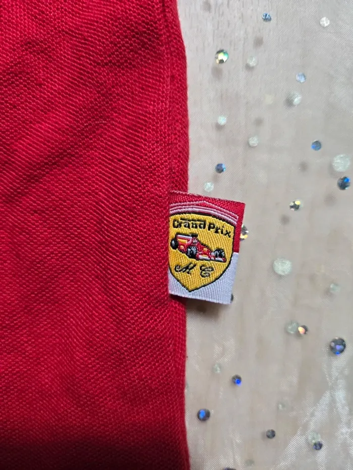 Polo/t-shirt rouge  Grand prix de Monaco taille L - photo numéro 5
