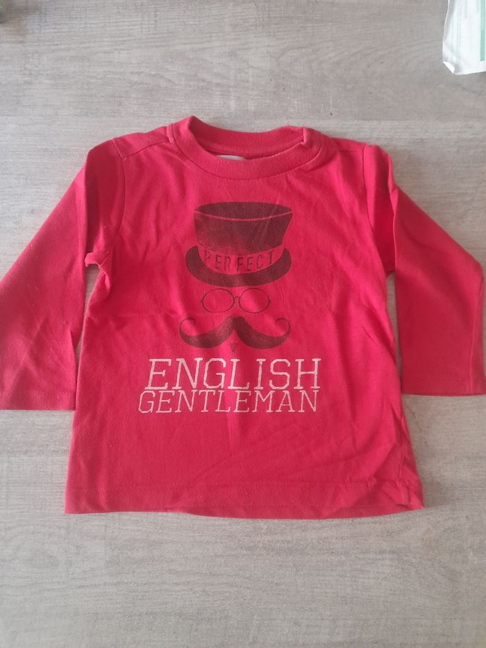 T-shirt manches longues Bronzini garçon 18 mois