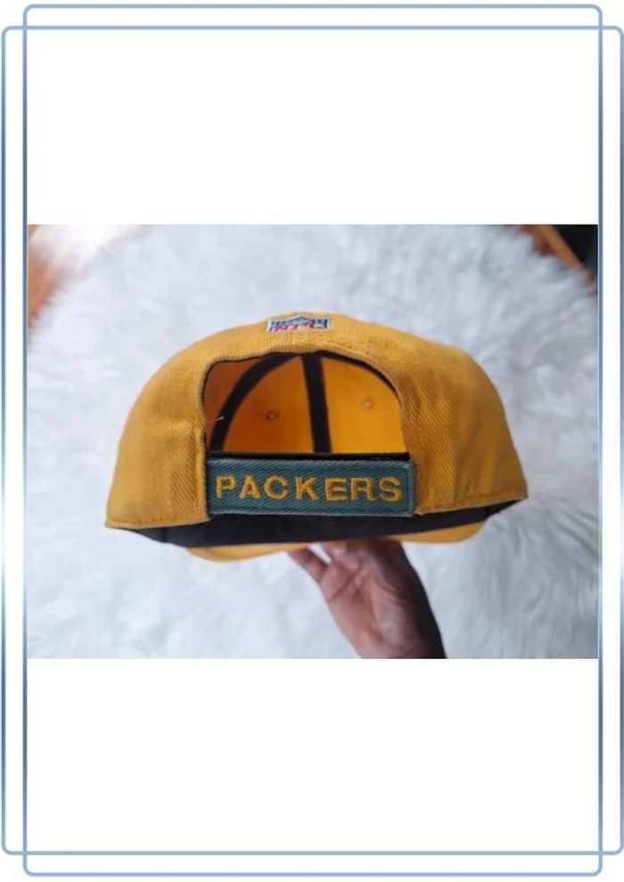 casquette vintage nike/ nfl - green bay packers - moutarde - brodé (532) - photo numéro 10