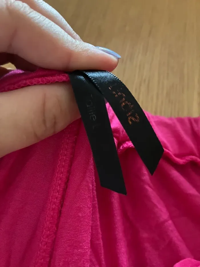 Short pyjama undiz rose et noir - photo numéro 4