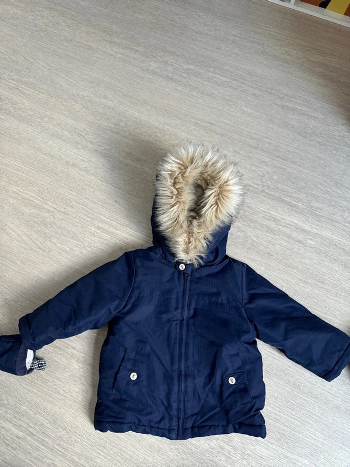 Manteau sergent major bleu marine 18 mois 80 cm