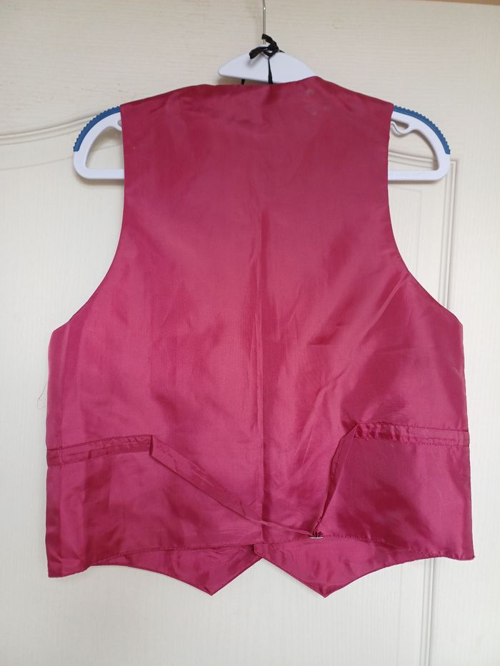 Gilet  de costume + cravate pour garçon 14 ans - photo numéro 2
