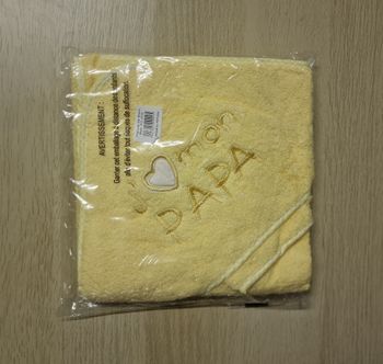 Sortie de bain bébé cape de bain serviette bebe cadeau naissance