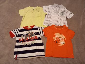 T-Shirts Manches Courtes Taille 12 mois