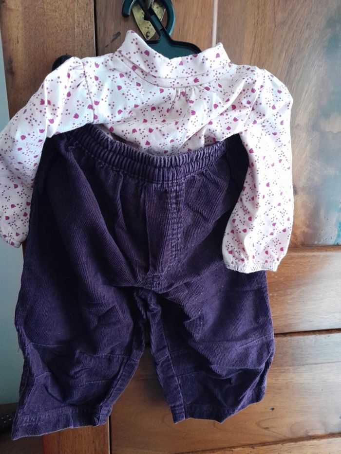 Pantalons violet et gris - photo numéro 4
