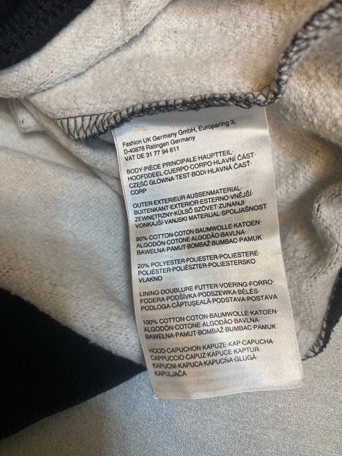 Sweat à capuche noir / gris PlayStation taille 13/14 ans -n22m - photo numéro 5