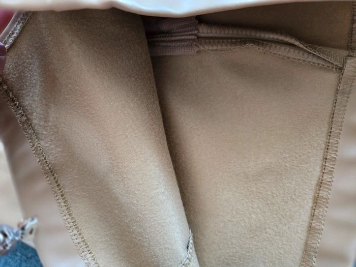 Jupe camel simili - photo numéro 6