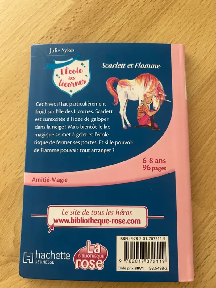 Livre l’école des licornes tome 2 - la bibliothèque rose - photo numéro 2
