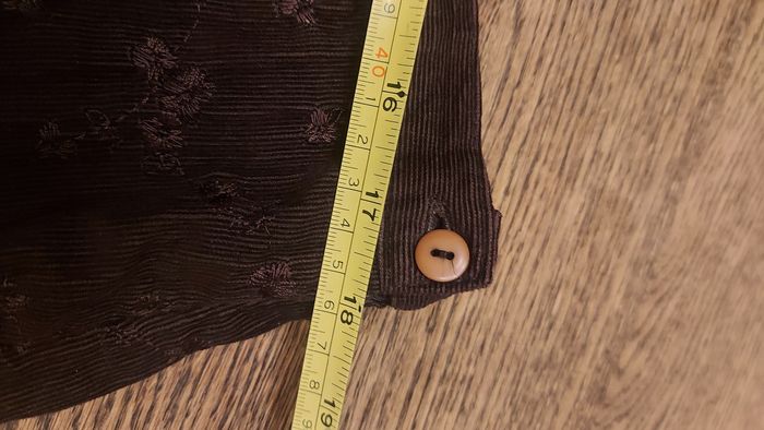 Jupe marron en velour Brodé Paprika  t 3(48) - photo numéro 6
