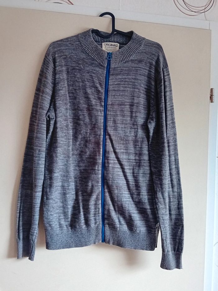 Gilet gris Jack&Jones Taille L