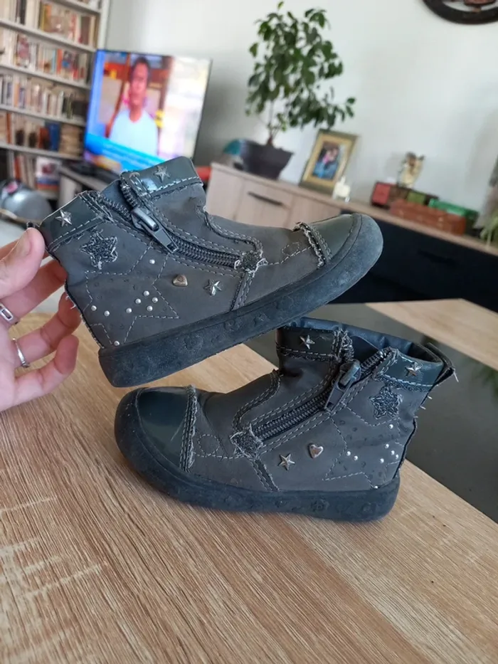 Chaussures fille T23 grise - photo numéro 6