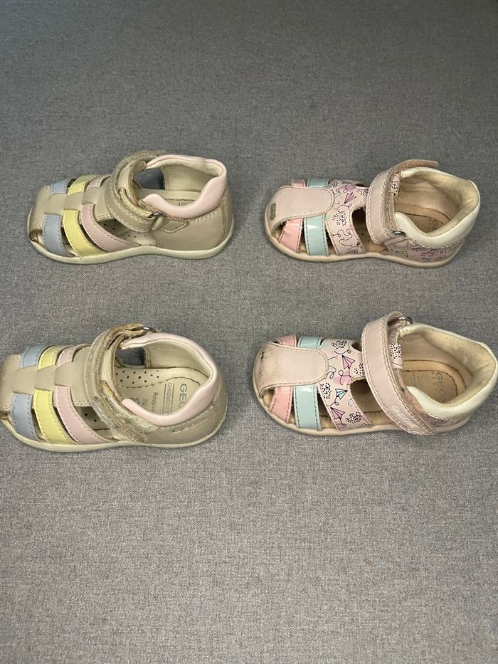 Lot 2 paires sandales Geox – Taille 20 - photo numéro 8